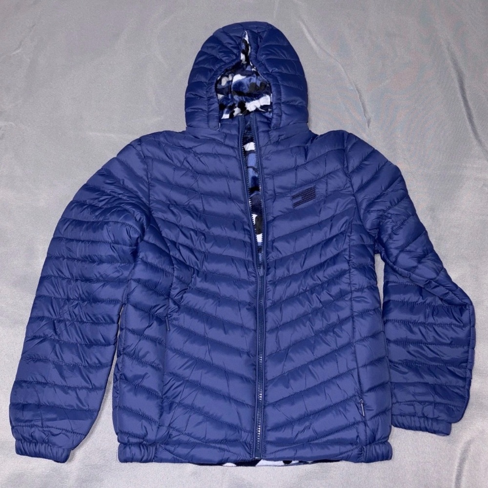 Youth Boys Size 10 Puffer Coat Reversible NWT